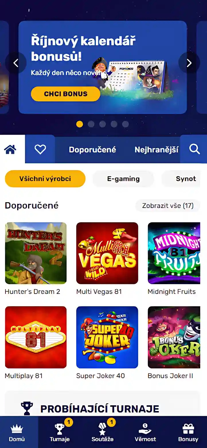 Forbes casino – mobilní verze